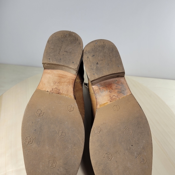 Free People Landslide Brown Leather Ankle Boots Booties Women's Size 8, EU 38 - Picture 8 of 15